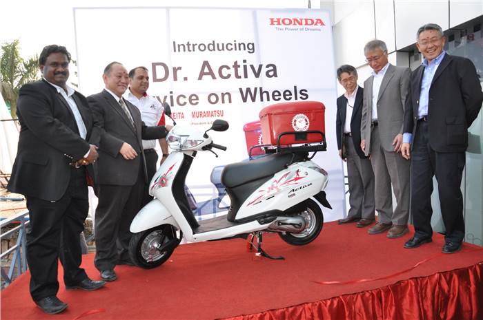 Honda two-wheelers starts &#8216;Service on Wheels&#8217;